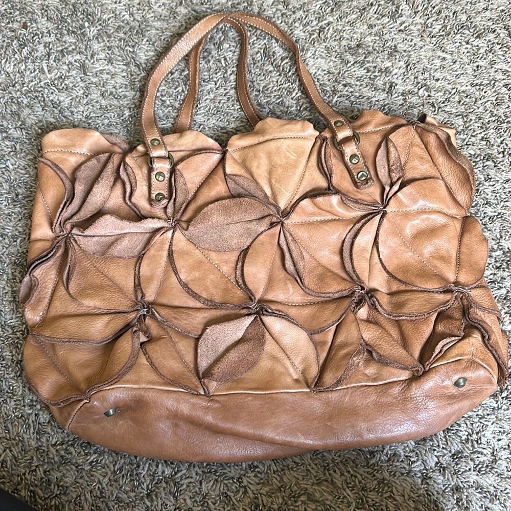 Constanta Rota Petalosa Italian leather Shoulder Bag